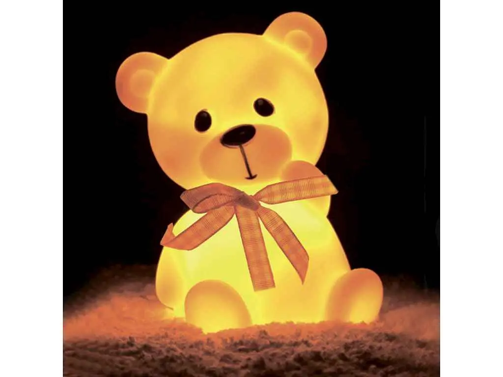 Нічник EUROLAMP "Bear Light" 4,5W 2700K 1,6V на батарейках 3xLR44 (120) - фото 4