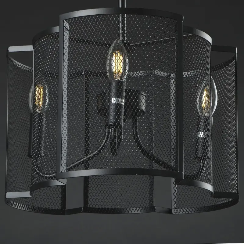 Люстра Brille лофт E14 40W BK (BL-400S/3) - фото 8