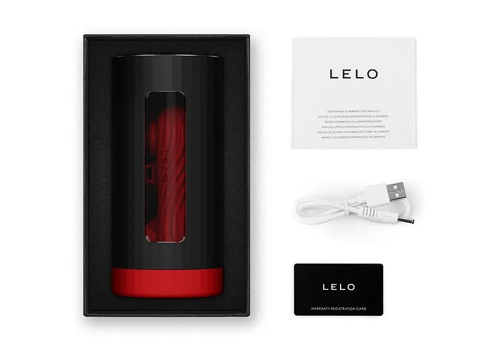 Смарт-мастурбатор LELO F1S V3 XL Red, збільшений, 2 мотори, 8 режимів, стимуляція звуковими хвилями - фото 3