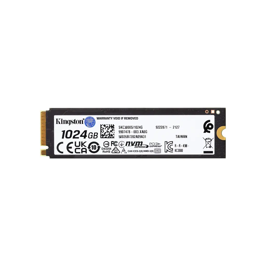 Накопичувач SSD M.2 2280 1TB Kingston (SKC3000S/1024G) - фото 3