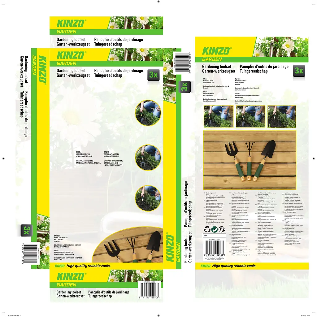 Набір садовий Kinzo Garden 3 предмети - фото 5