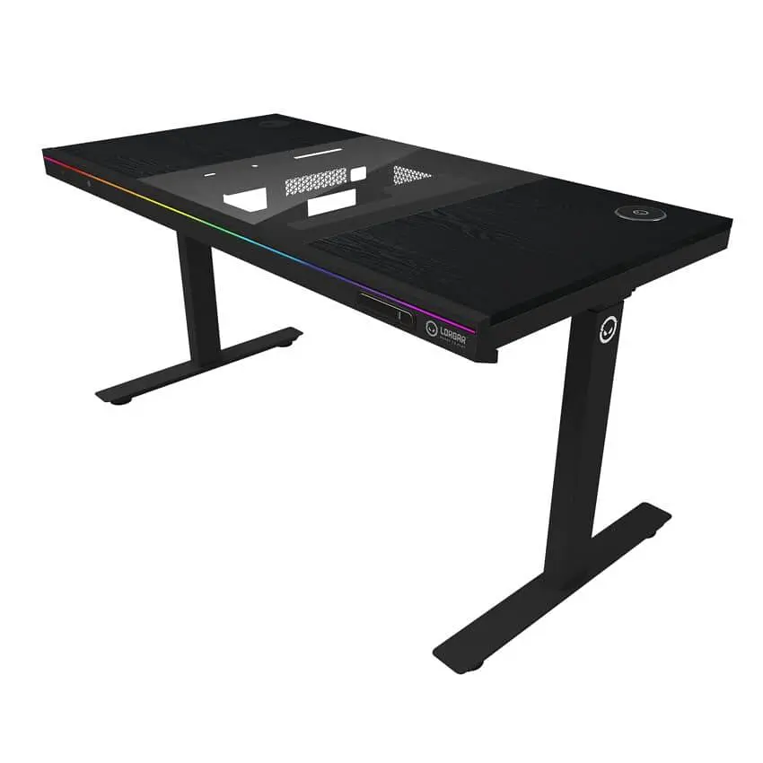 Геймерский стол Lorgar ELITE 90W Wood Black (LRG-DE90W) - фото 4