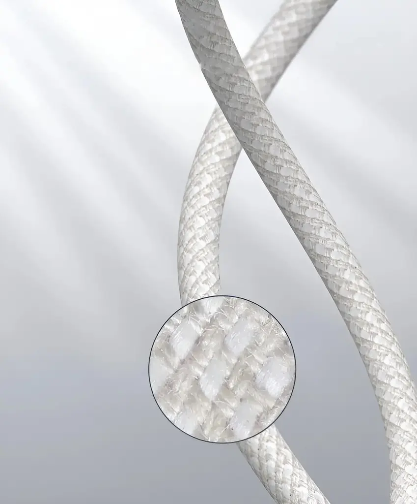 Кабель Baseus High Density Braided Type-C to Lightning PD 20W (1m) white (CATLGD-02) - фото 6