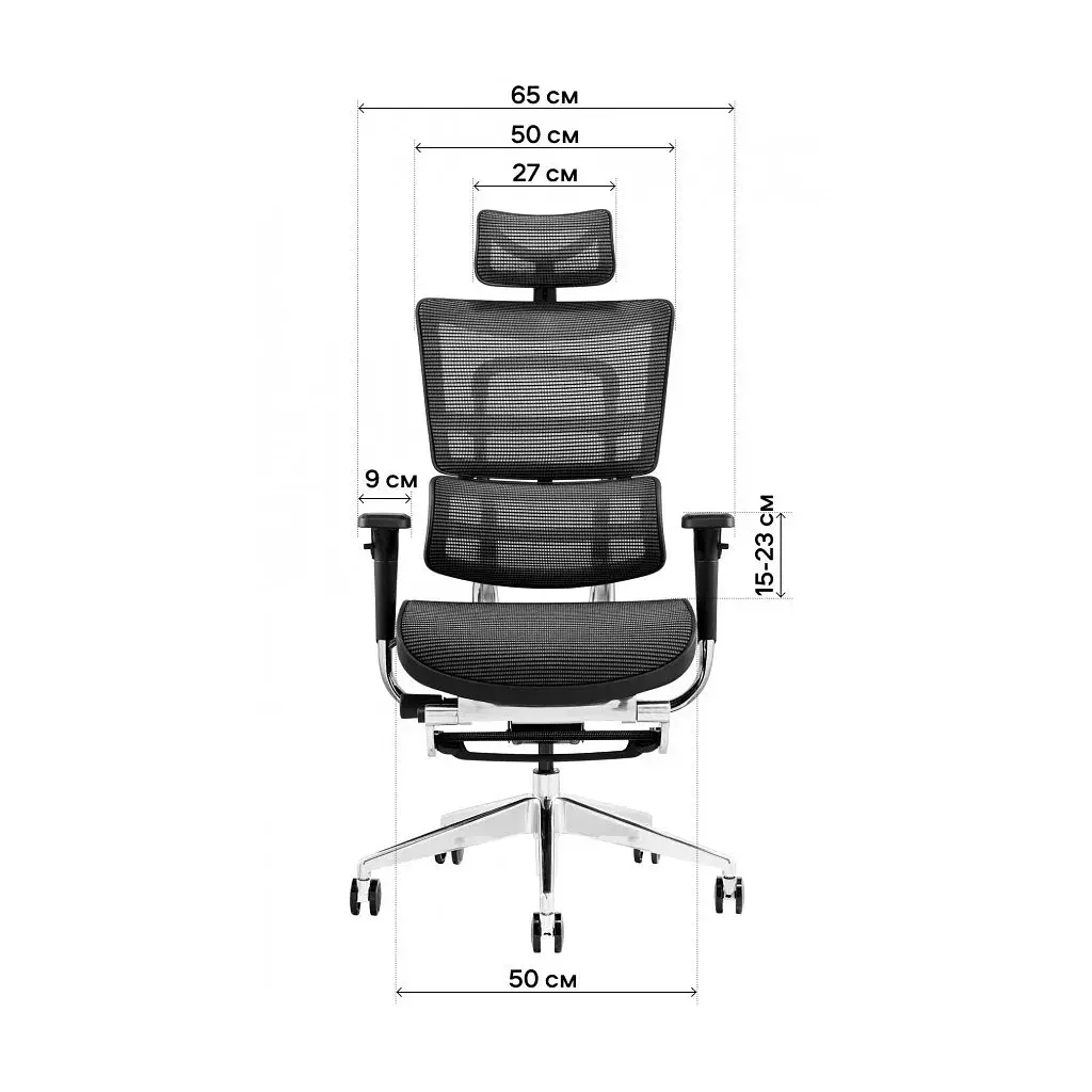 Офісне крісло GT Racer X-802L Black (X-802L Black (W-21)) - фото 7