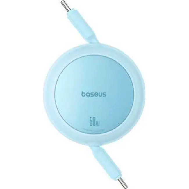 Кабель Baseus Free2Pull Mini Charging Cable Type-C to Type-C 60W 1m P10364500311-01 Blue - фото 2