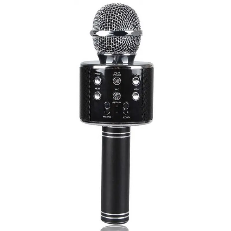 Караоке Мікрофон-колонка WS858 Black Epik teh0029568 - фото 2