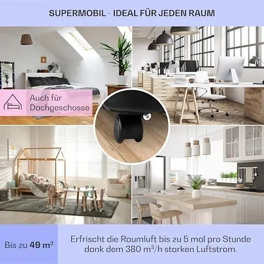 Кондиціонер мобільний Klarstein Metrobreeze Rome 10 000 BTU (10035804) - фото 5