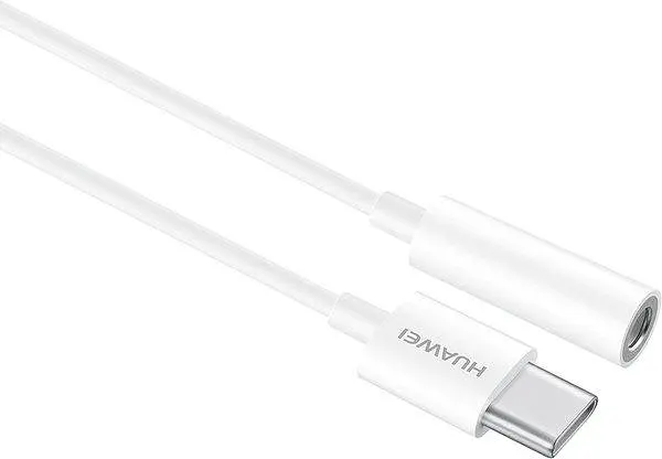 Перехідник Huawei type-c to 3.5 white original - фото 2