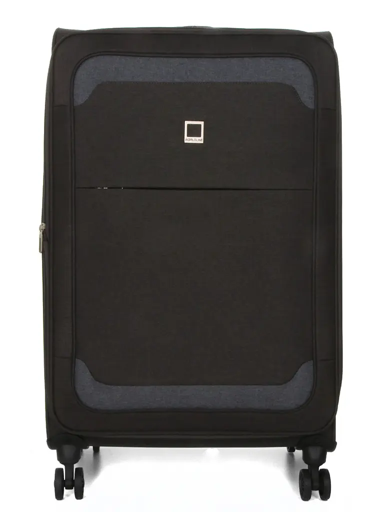 Валіза Гігант (XL) тканинна Airtex Worldline Tirana 608 на 4 колесах 75x46x28см 100л Сірий - фото 3