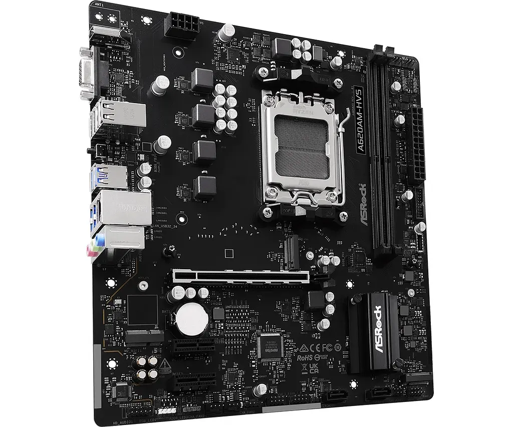 Материнська плата ASRock A620AM-HVS Socket AM5 - фото 2