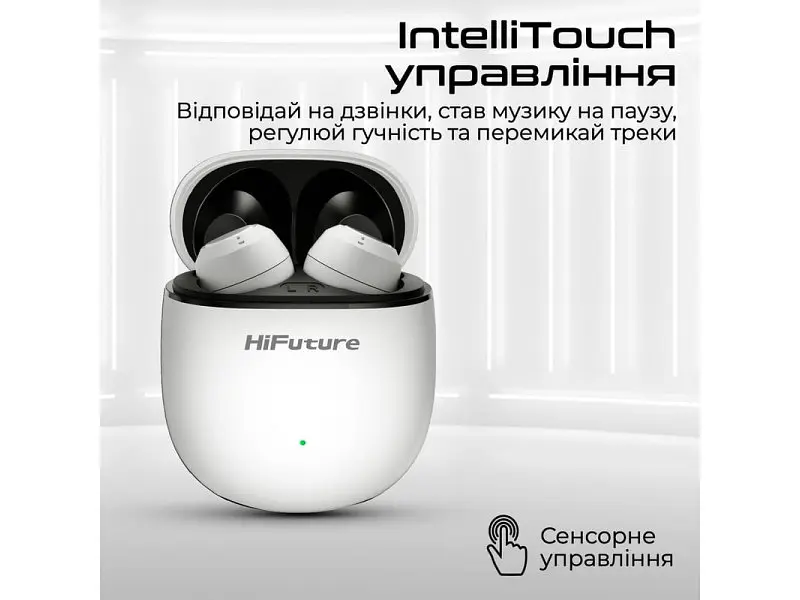 Навушники TWS HiFuture OlymBuds3 Black (olymbuds3.black) - фото 7