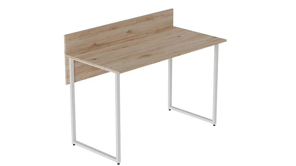 Комп'ютерний стіл Ferrum-decor Скай 75x120x70 білий ДСП Дуб Артізан 16мм (FRD-101104) - фото 3