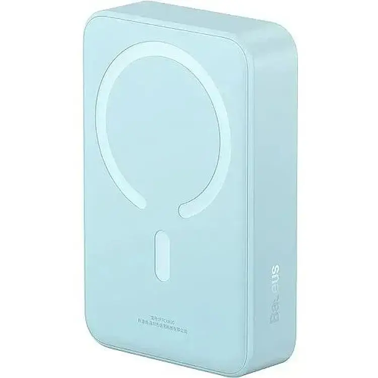 Портативна батарея Baseus Magnetic Mini Wireless Fast Charge 20000 mAh 20W PPCX150003 Blue - фото 3