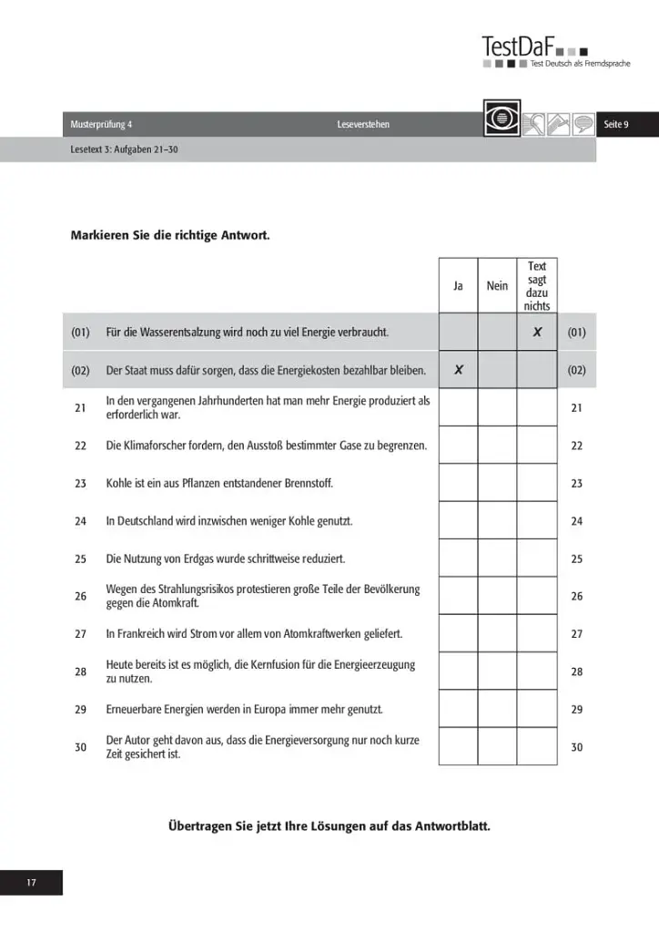 TestDaF Musterprufung 4. Heft mit Audio-CD. Deutsch als Fremdsprache - фото 16