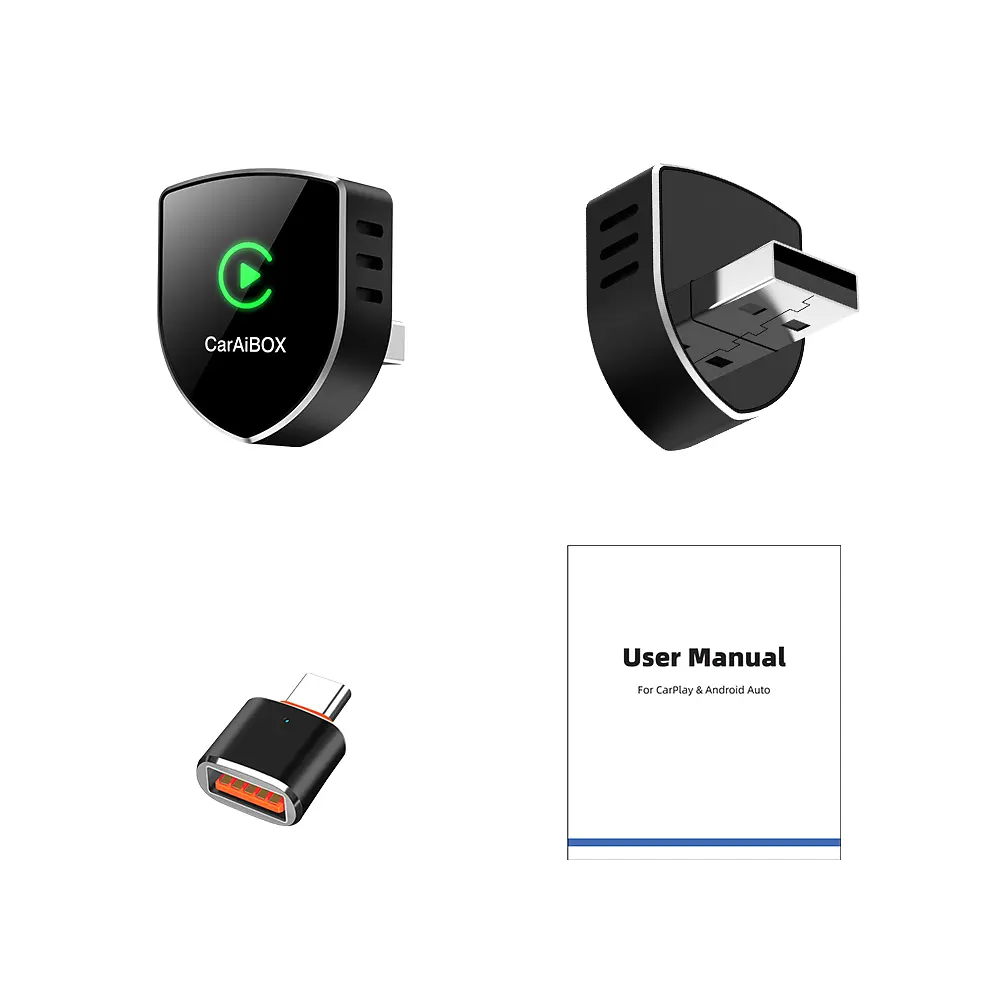 Бездротовий USB адаптер CarAIBOX EC01-DP 2в1 для Apple CarPlay та Android Auto - фото 10
