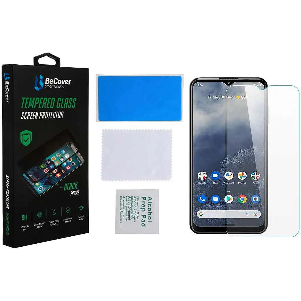 Захисне скло BeCover для Nokia G60 5G 3D Crystal Clear Glass (708547) - фото 2