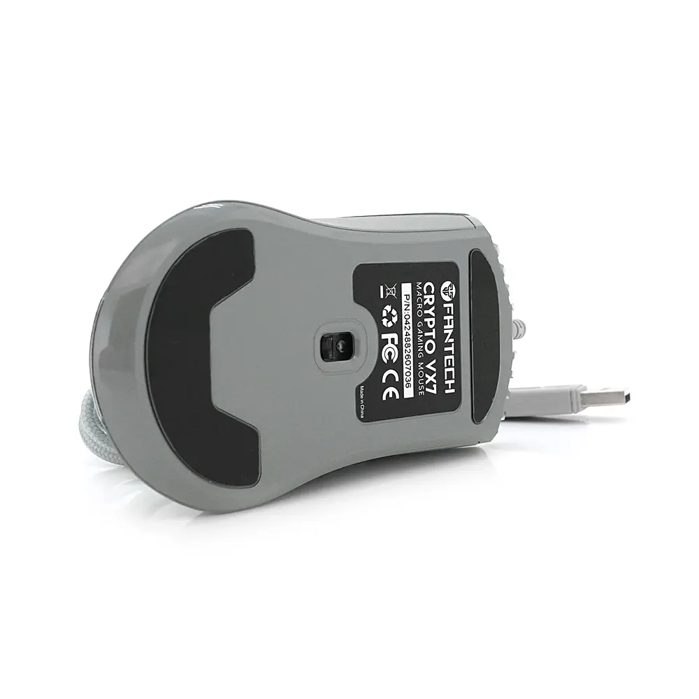 Ігрова миша провідна CRYPTO VX7 SPACE EDITION, 6 кнопок, 200-8000 DPI, Led Lighting RGB, 1,8м, Windows XP/Vista/Win7/8/10/11 Mac OS X, White, BOX - фото 6