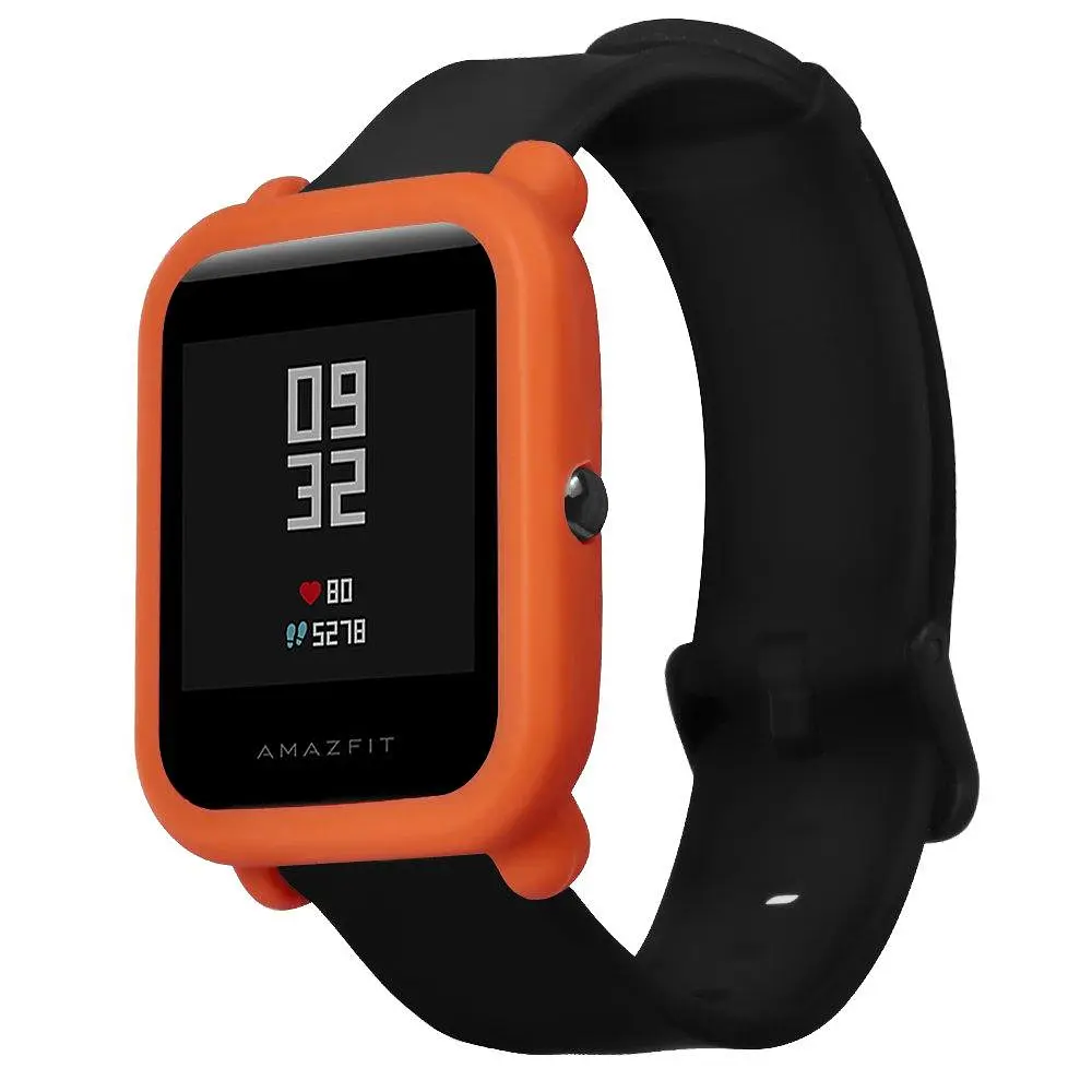Захисний чохол Tamister для смартгодинника Amazfit Bip / Bip Lite / Bip S помаранчевий - фото 3
