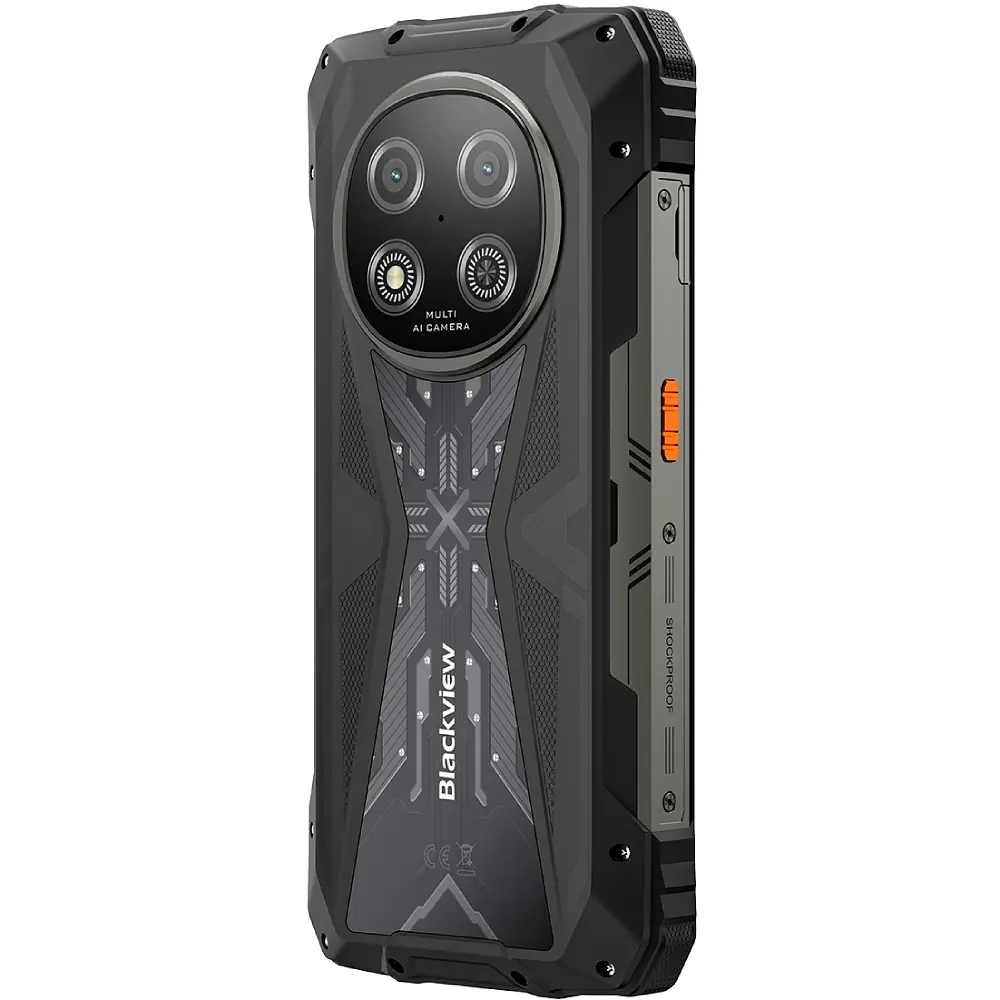 Смартфон Blackview ROCK 2 6.67" HD+ /8GB/256GB/ T8100 /15000mAh / 16+13Мп /IP69K/Black - фото 4