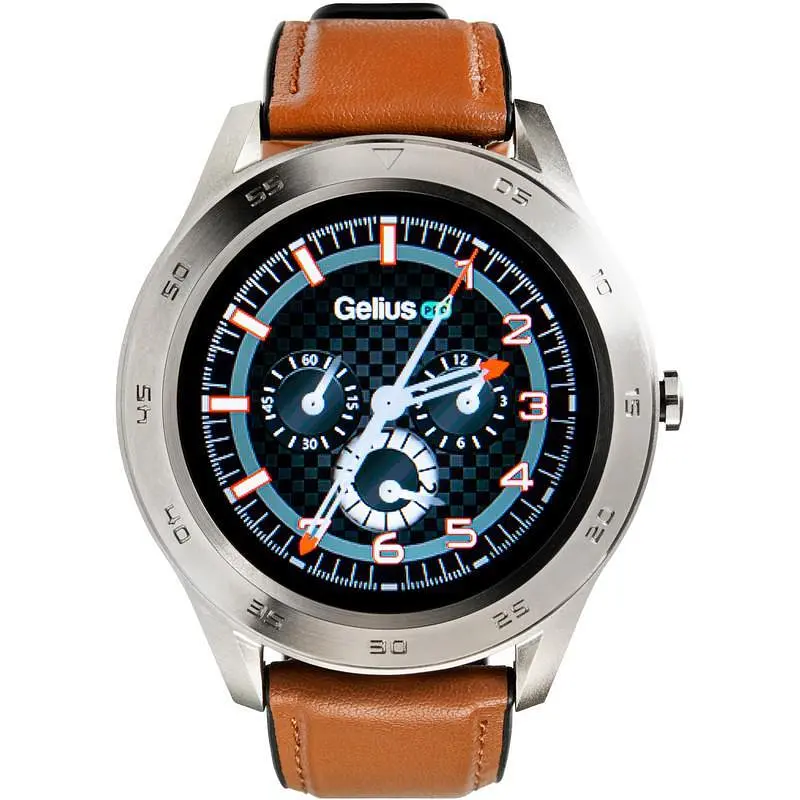 Смарт-годинник Smart Watch Gelius Pro GP-L3 (URBAN WAVE 2020) (IP68) Silver/Brown - фото 2