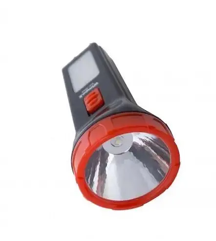 Ручний акумуляторний ліхтар Wimpex WX-2894 із захистом IPX4 1+12LED Зарядка від мережі Чорний / Червоний - фото 2
