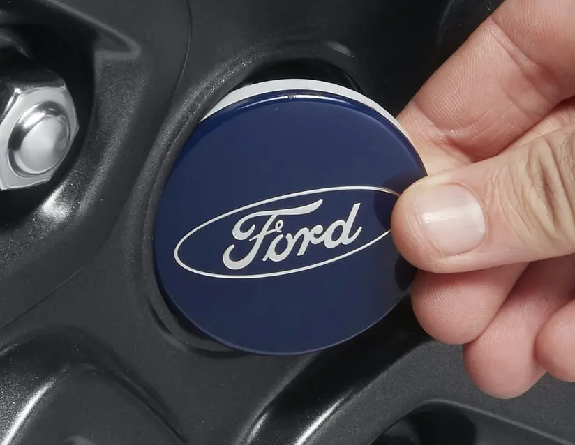 Ковпачки на литі диски маточини Ford 54 / 51 мм Темно синій 1 шт - фото 2