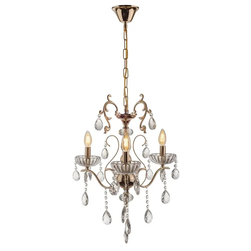 Люстра свеча Brille подвесная хрустальная E14 40W (BCL-668S/3) - фото 6