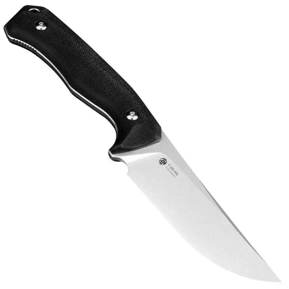 Ніж фіксований мисливський Ruike F186-MB, (11.8 см) D2 / Micarta чорний - фото 4