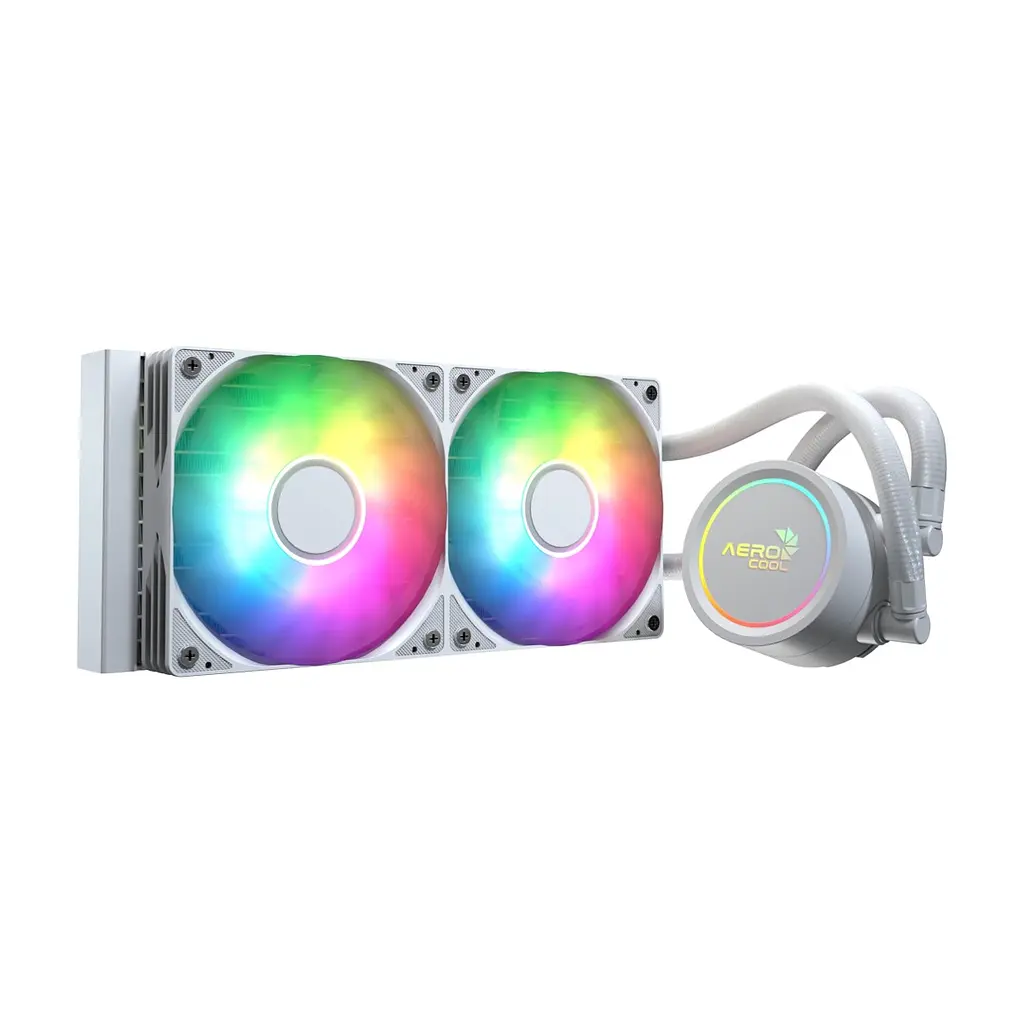 Система рідинного охолодження AeroCool Abyss L240R White (ACLA-AB24117.21)