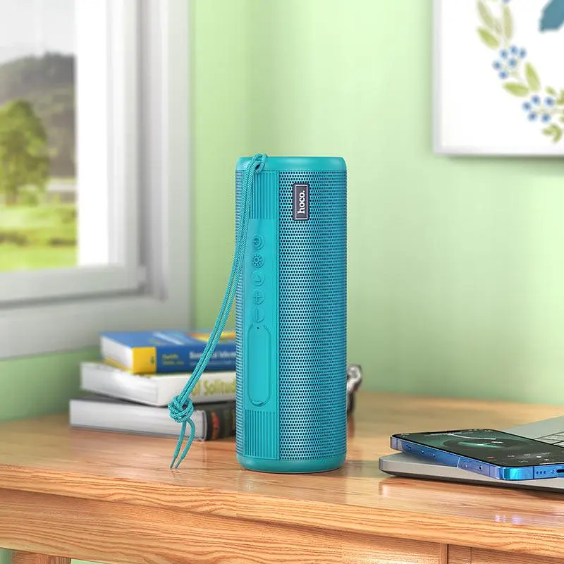 Портативна Bluetooth-колонка Hoco HC11 Bora sports BT speaker Peacock Зелена - фото 2