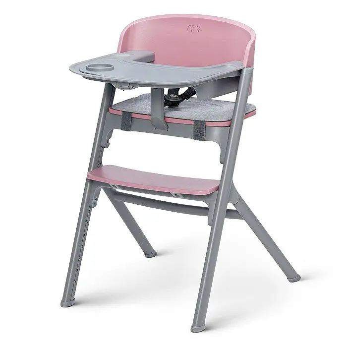 Стульчик для кормления Kinderkraft Livy Calmee Aster Pink с шезлонгом (5902533919635) - фото 2