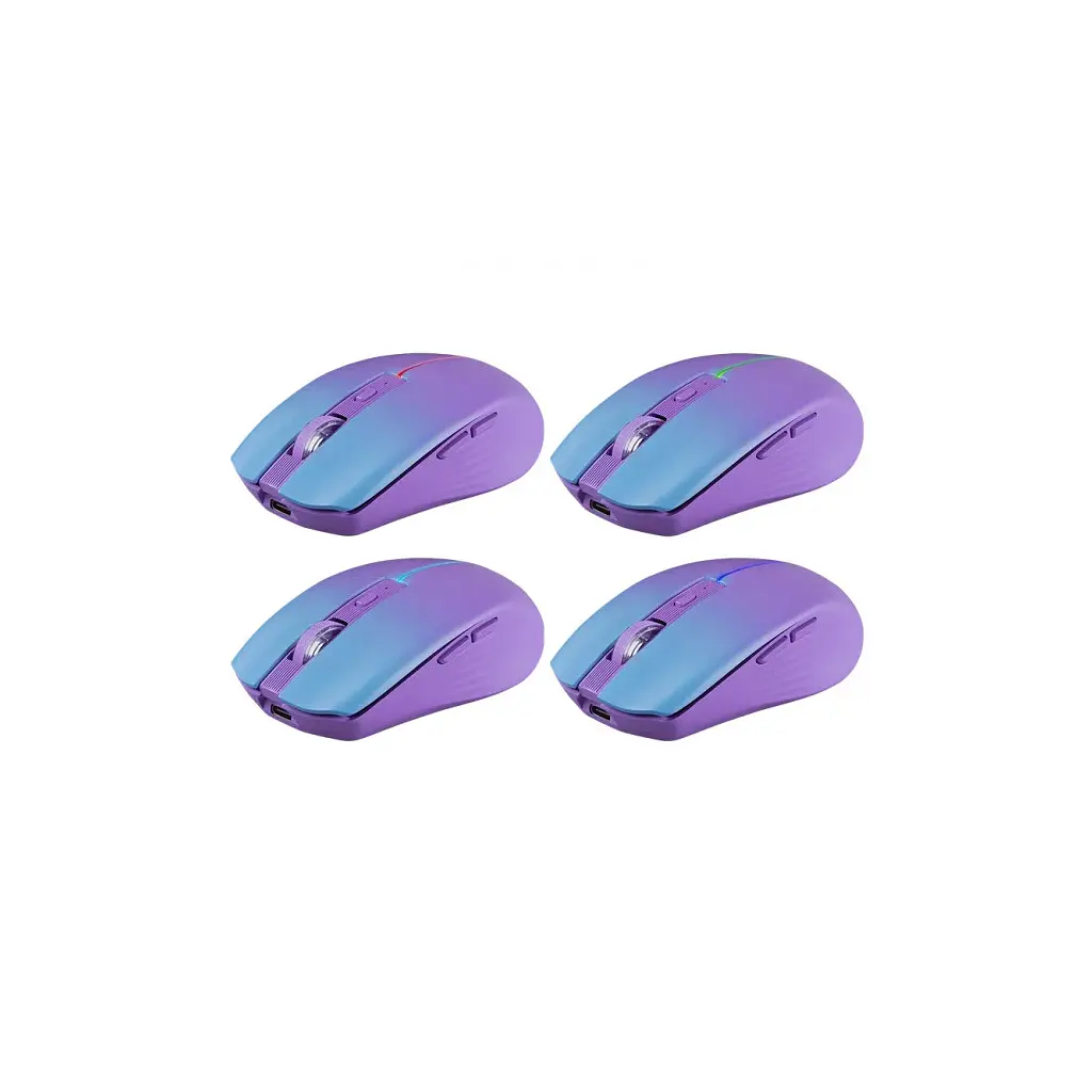 Мишка Defender Mystery MM301 LED Wireless/Bluetooth Violet (52301) - фото 9