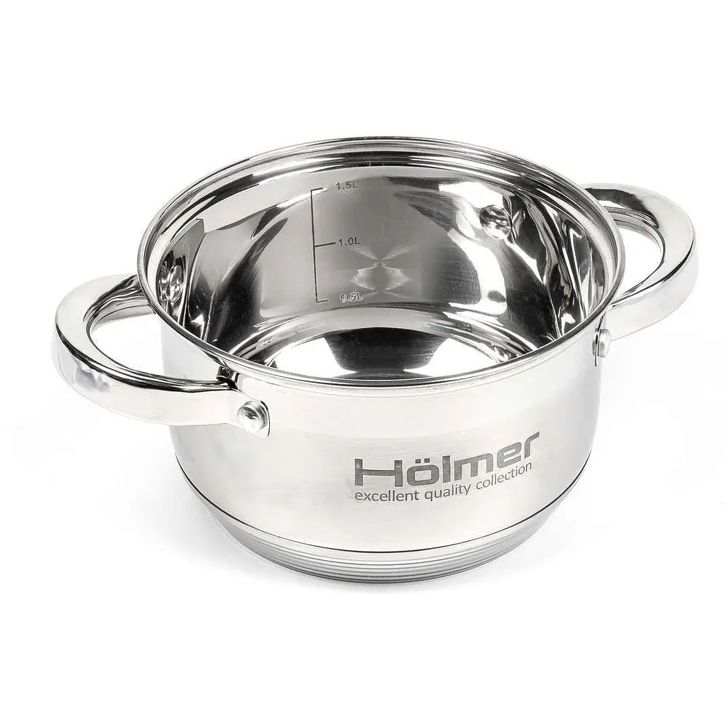 Набор кастрюль с крышками Holmer CS-11252-SS (CS-11252-SS) - фото 6