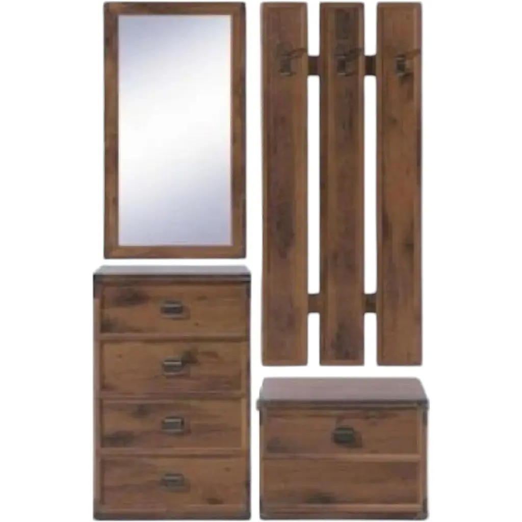 Вешалка настенная ВМК Индиана JWIE/60 Дуб шутер (GRB-1851) - фото 4