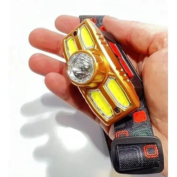Налобний ліхтар Bailong Headlight HX-209 XPE+COB LED акумуляторний універсальний - фото 2