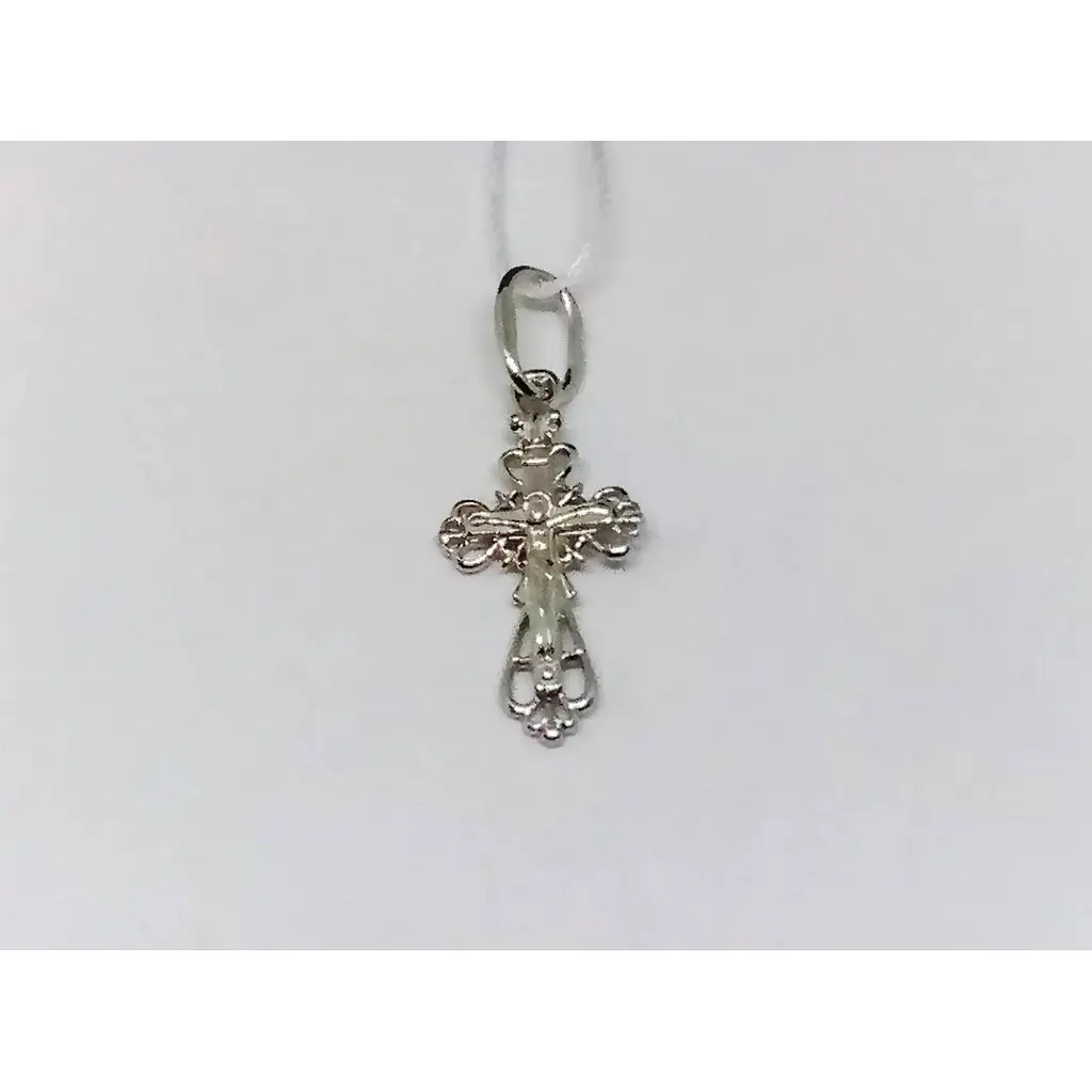 Золотой крестик Столичная Ювелирная Фабрика. Распятие Христа. 501407Б - фото 2