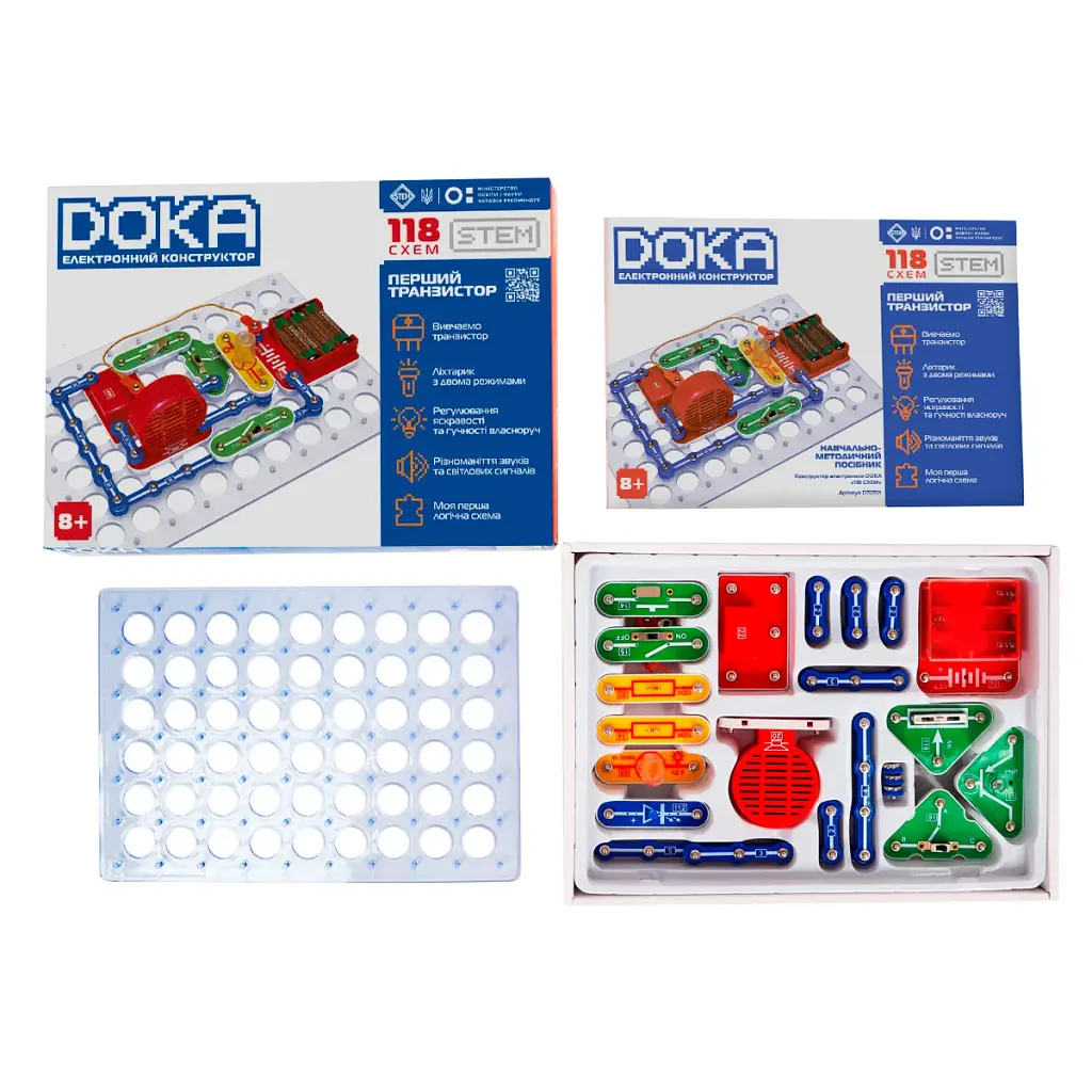Конструктор DOKA електронний 118 схем (D70701) - фото 4