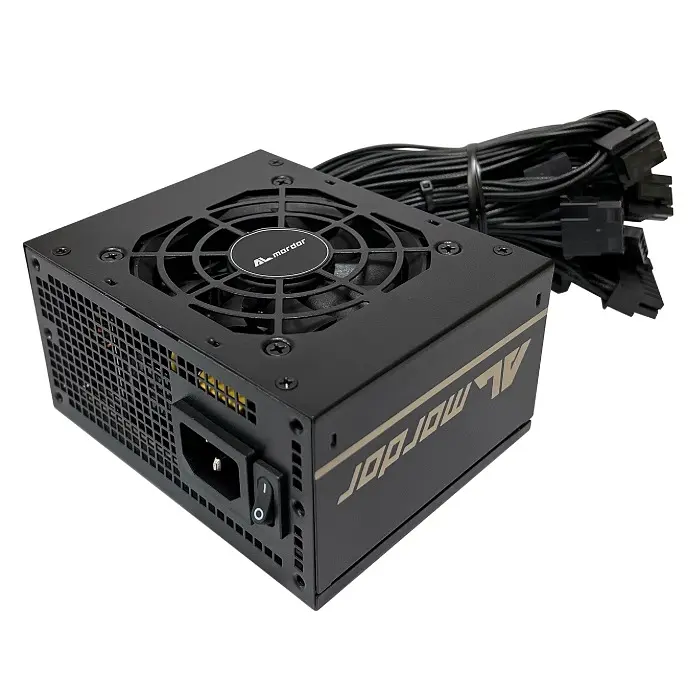 Блок живлення 450 Вт, ALmordor SFX, Black, 80+ Bronze, Active PFC, 80 мм, 2xMolex / 3xSATA / 2x6+2-pin / 1x4+4-pin / 1x20+4-pin, OVP/OCP/OPP/SCP (ALSFX450BK) - фото 4
