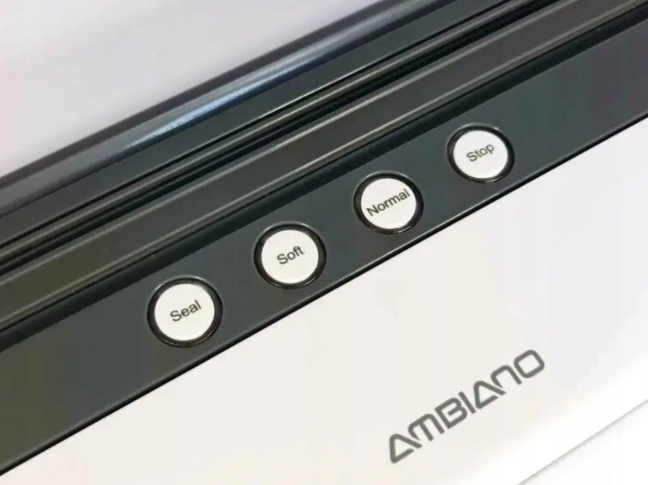 Вакууматор Ambiano 120Вт GT-VBS-0 с функцией мягкого вакуумирования + рулон + 5 пакетов в комплекте 96365 - фото 3