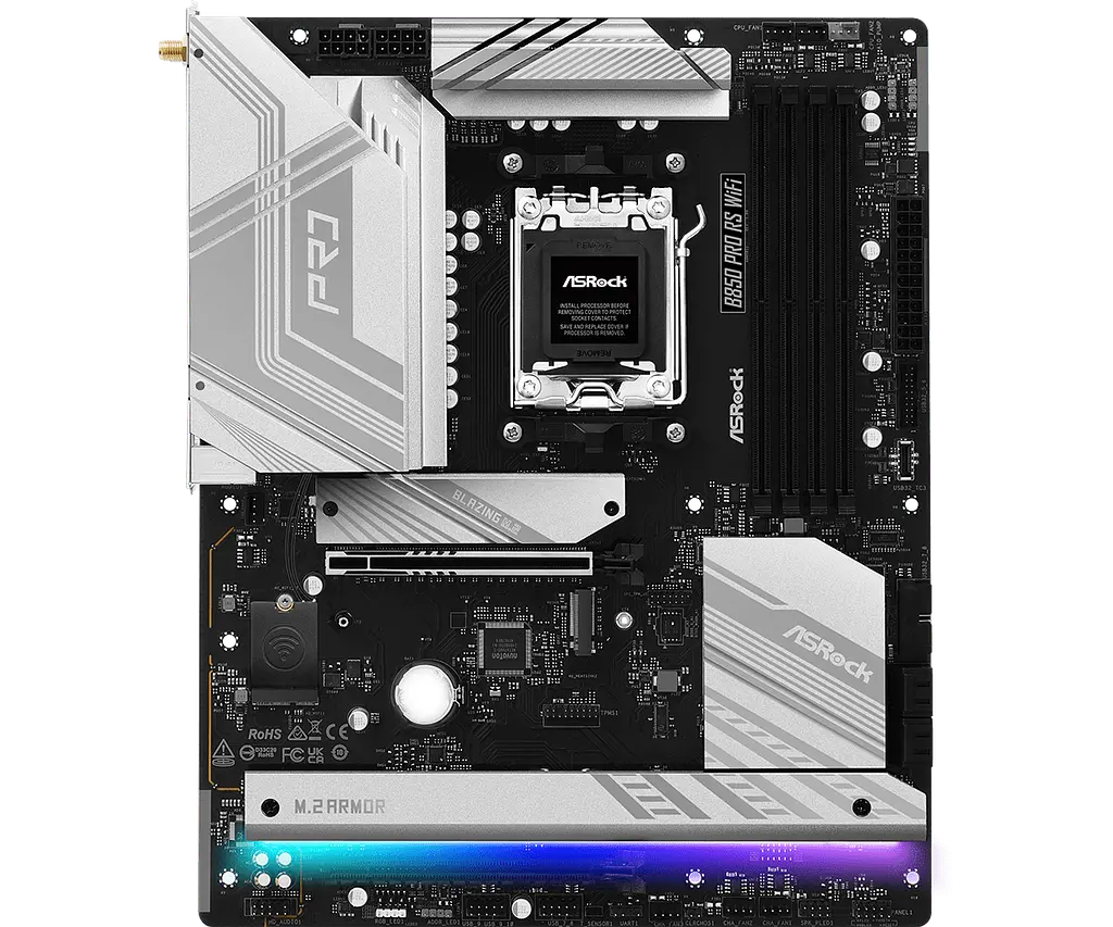 Материнська плата ASRock B850 Pro RS WiFi Socket AM5 (B850 Pro RS WiFi) - фото 5