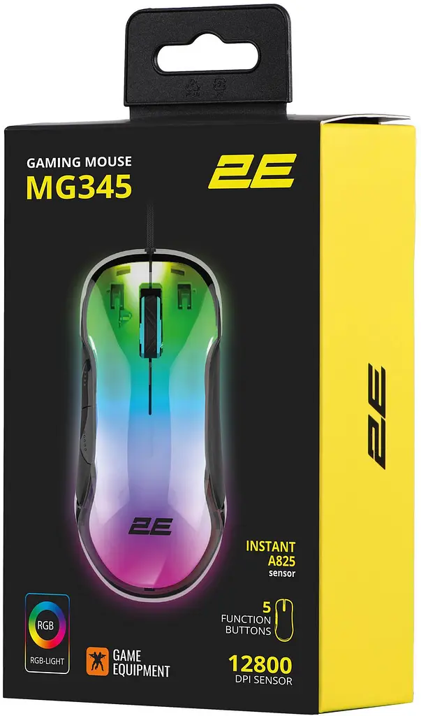 Миша ігрова 2E Gaming MG345 RGB USB Transparent 2E-MG345TR - фото 3