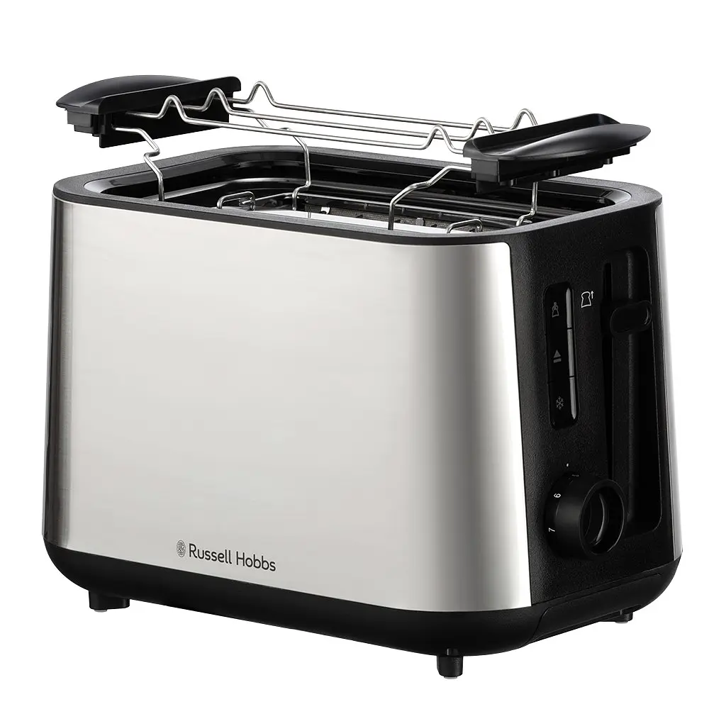 Тостер Heaton, черный+нерж Russell Hobbs teh0025675 - фото 2