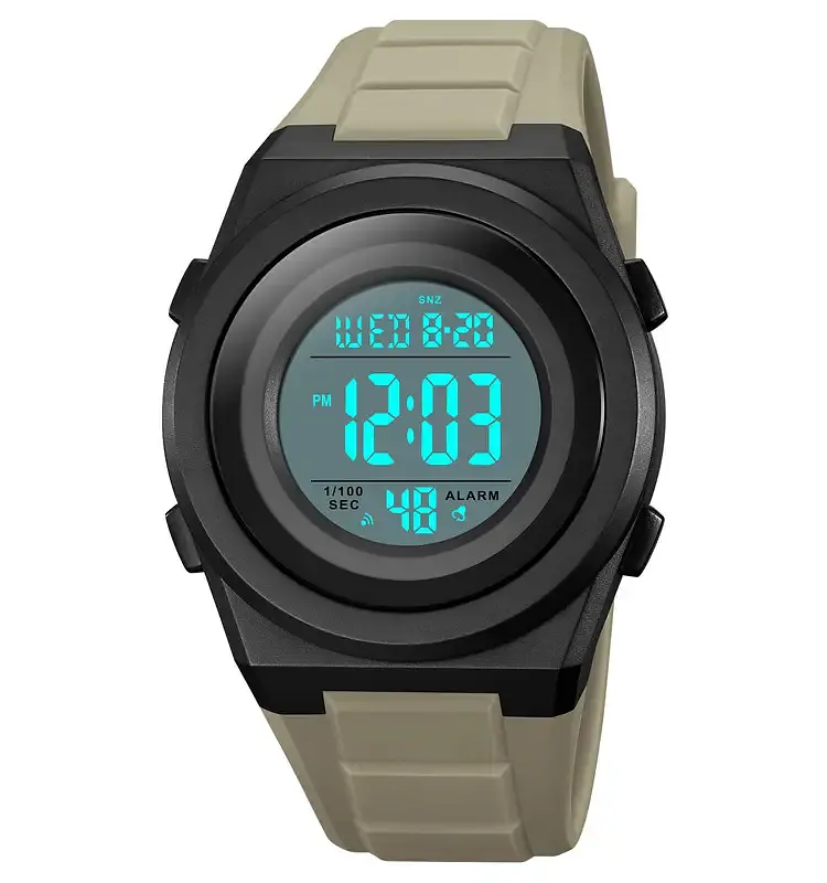 Чоловічий спортивний наручний годинник Skmei 2080 (Хакі) - фото 2