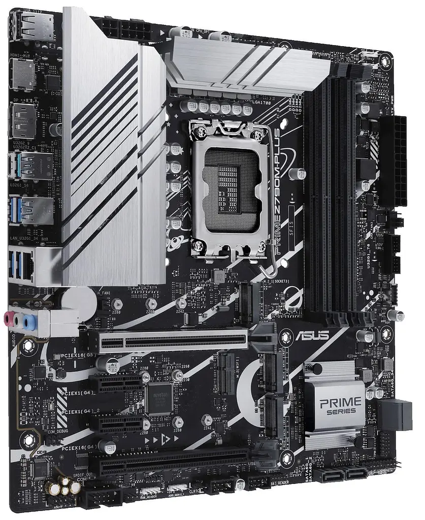 Материнська плата ASUS PRIME Z790M-Plus (PRIME Z790M-PLUS) (Socket 1700, Intel Z790, Micro-ATX) - фото 3