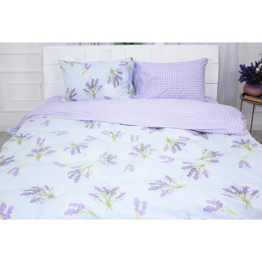 Постільна білизна MirSon Бязь Ranforce Elite 17-0130 Lavender sea 143х210 (2200004667300)