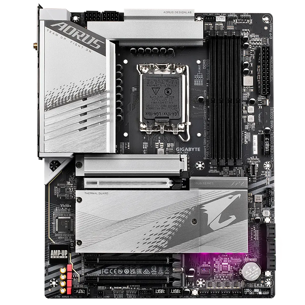 Материнська плата Gigabyte Z790 Aorus Elite AX-W LGA 1700 (Z790 AORUS ELITE AX-W) Б/В - фото 4