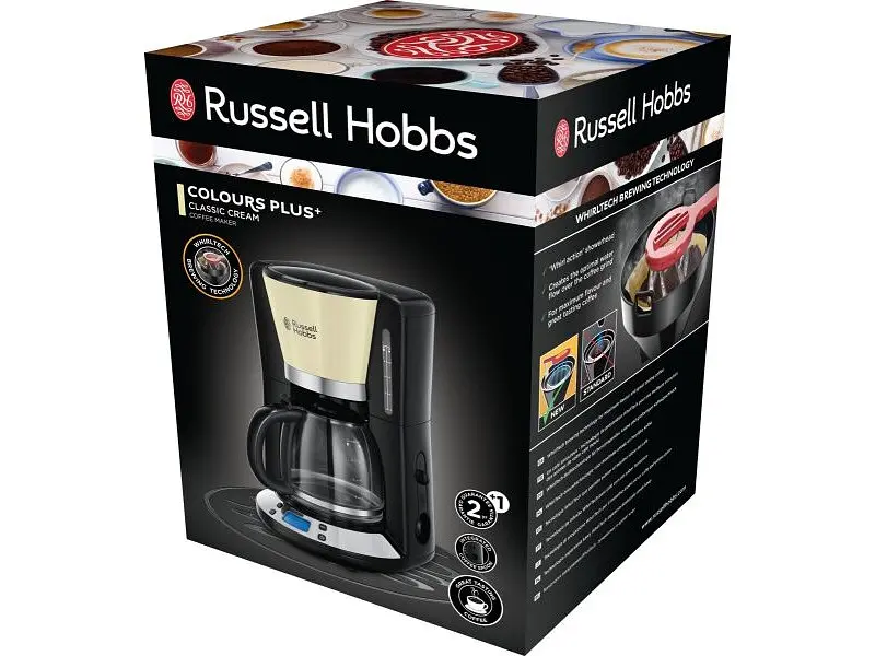 Крапельна кавоварка Russell Hobbs Colours Plus Cream 24033-56 - фото 6