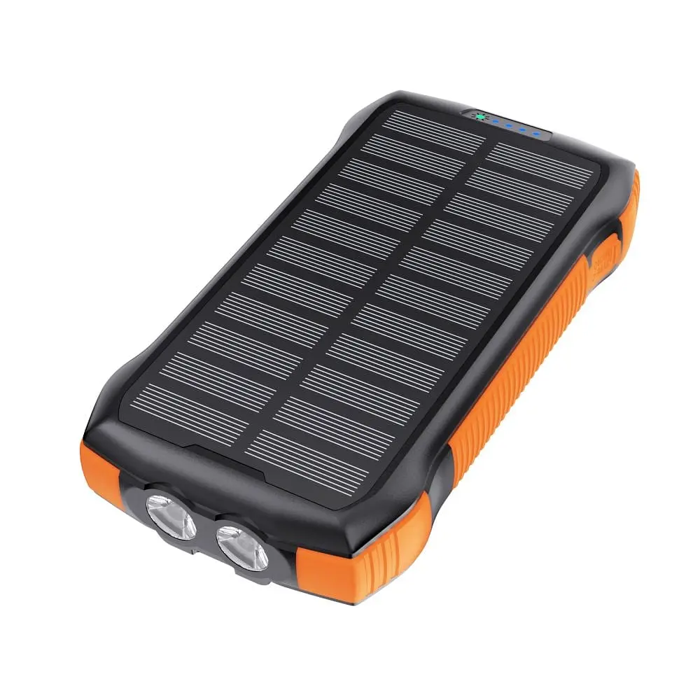 Повербанк с солнечной панелью 20000mAh Choetech B657 Black PD20W+QC QC3.0 PD3.0 беспроводная зарядка (43-00134) - фото 2