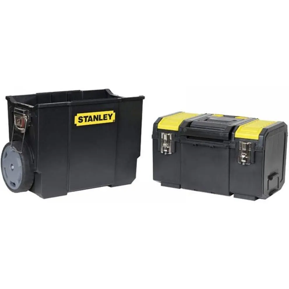 Ящик на колесах Stanley Mobile WorkCenter 2 секції 47.5х28.4х57 см (1-70-327) - фото 2