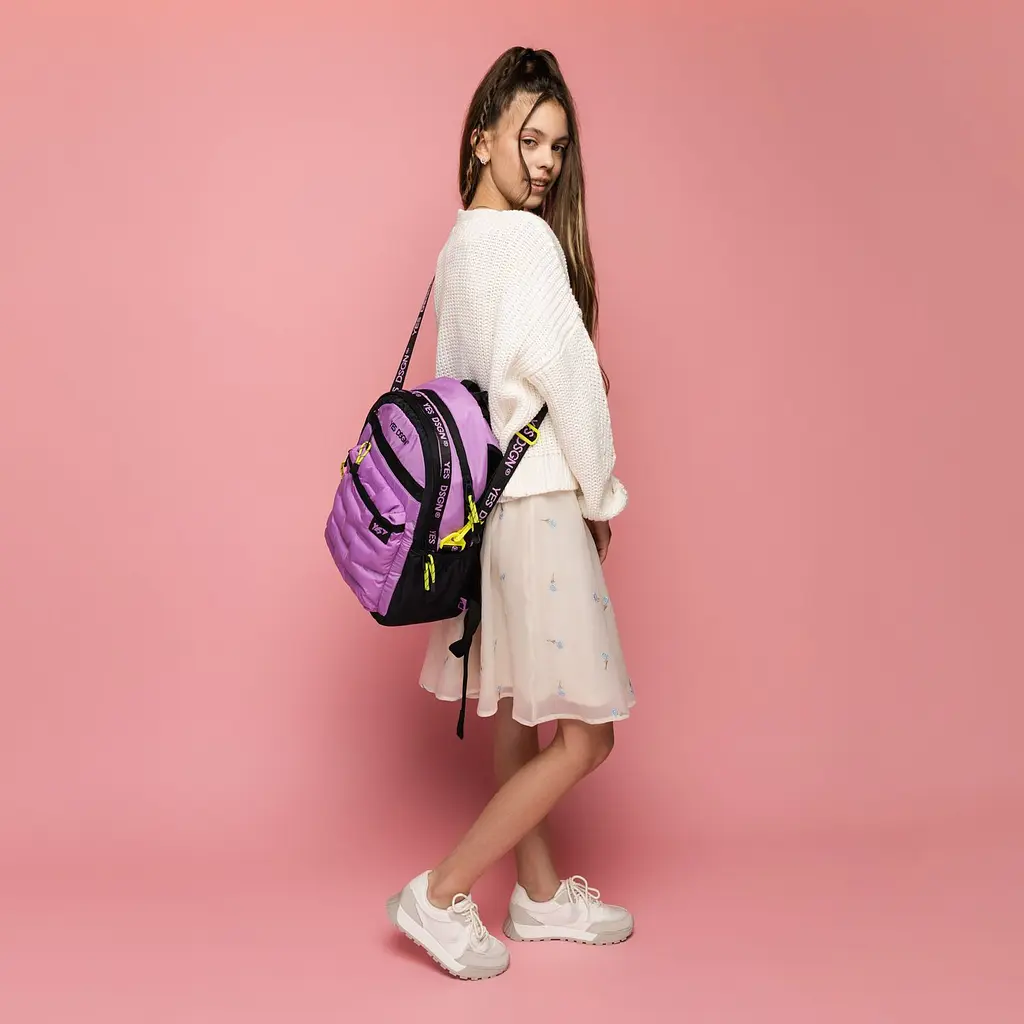 Рюкзак Yes TS-95 Yes DSGN Lilac, бузковий (559459) - фото 13